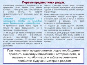 37 неделя беременности предвестники родов у повторнородящих после кесарева