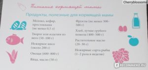 Что можно есть после родов в роддоме кормящей маме список