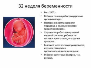 32 недели беременности кружится голова