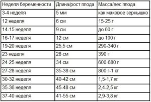 7 месяцев беременности это сколько полных недель