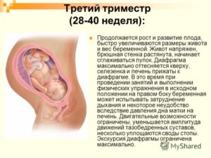 Молочница в третьем триместре беременности