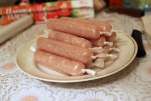 Домашние сосиски для детей рецепт