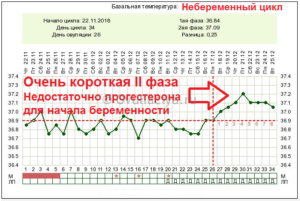 Овуляция за неделю до месячных