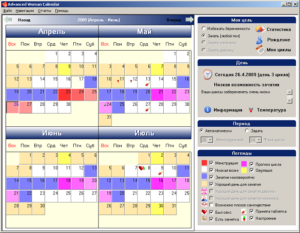 Календарь овуляции для зачатия девочки