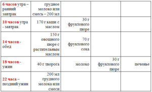 Питание в 6 месяцев на искусственном вскармливании