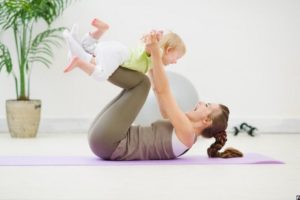 Упражнения для похудения кормящим мамам
