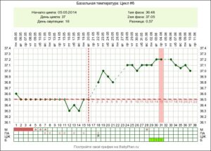 Базальная температура на 12 неделе беременности норма