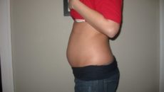 13 неделя беременности размер живота