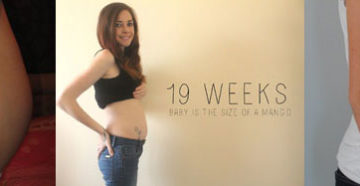 Маленький живот на 19 неделе беременности