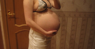 36 недель беременности каменный живот